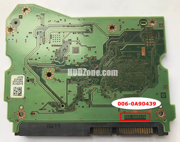 006-0A90439 WD Carte PCB Disque Dur