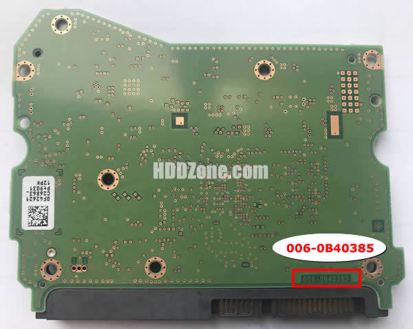 006-0B40385 WD Carte PCB Disque Dur