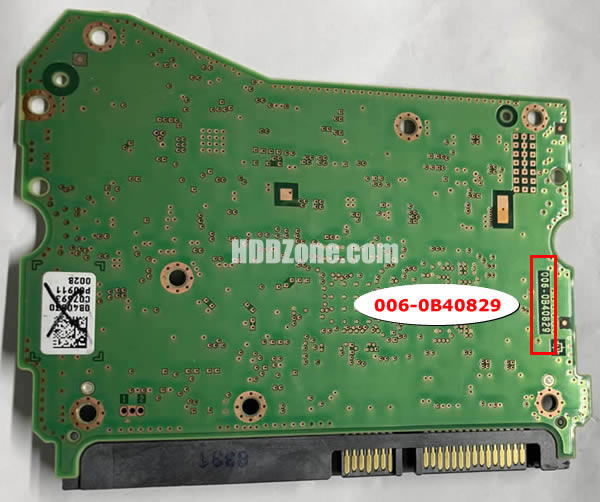 006-0B40829 WD Carte PCB Disque Dur