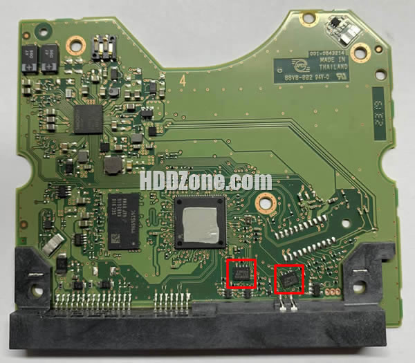 006-0B43214 WD Carte PCB Disque Dur