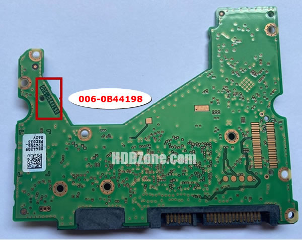 006-0B44198 WD Carte PCB Disque Dur