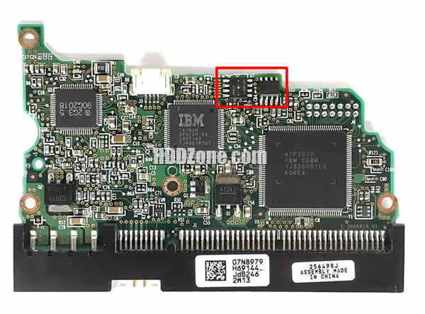 07N8979 Hitachi Carte PCB Disque Dur