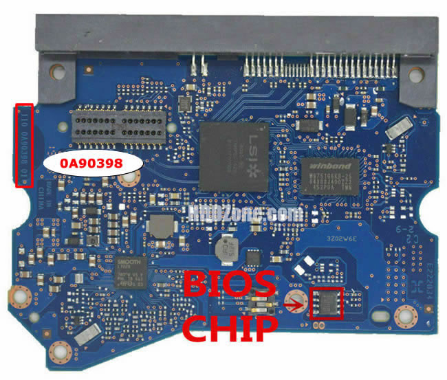 0A90398 Hitachi Carte PCB Disque Dur
