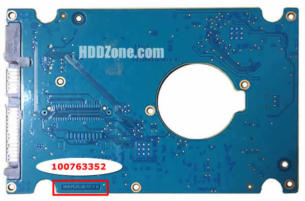 100763532 Seagate Carte PCB Disque Dur