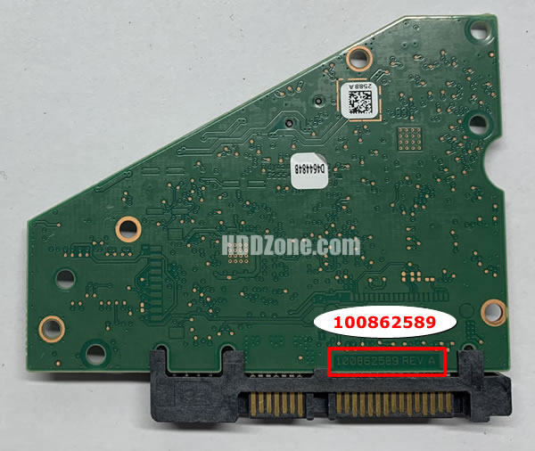 100862589 Seagate Carte PCB Disque Dur