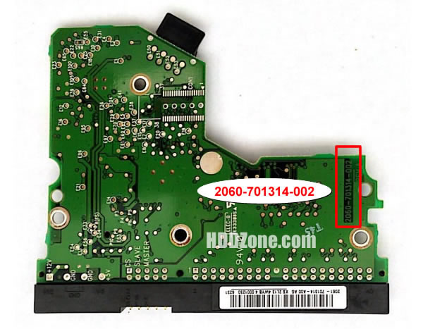 2060-701314-002 WD Carte PCB Disque Dur