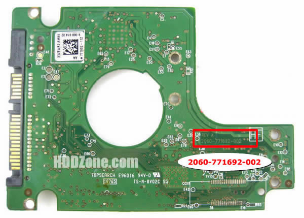 2060-771692-002 WD Carte PCB Disque Dur
