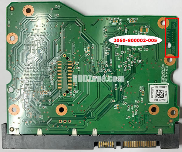 2060-800002-005 WD Carte PCB Disque Dur