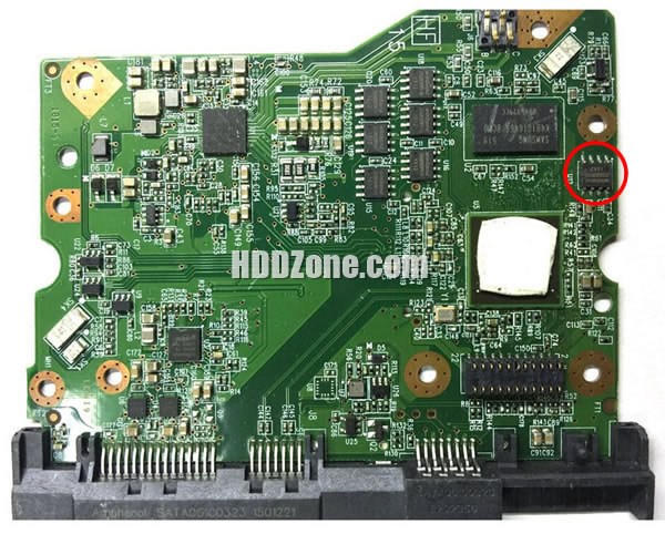 2060-800002-005 WD Carte PCB Disque Dur