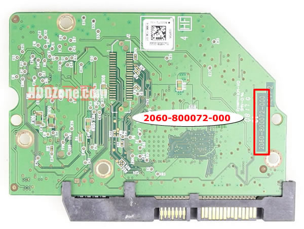 2060-800072-000 WD Carte PCB Disque Dur