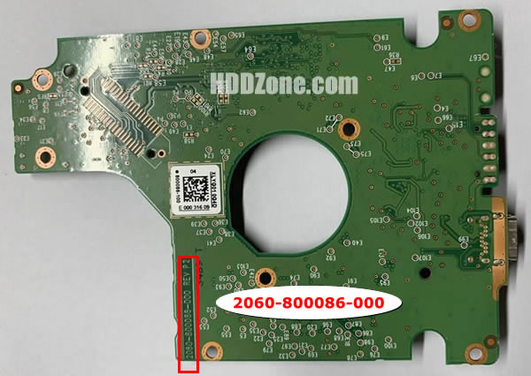 2060-800086-000 WD Carte PCB Disque Dur