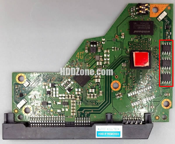 2060-810011-001 WD Carte PCB Disque Dur