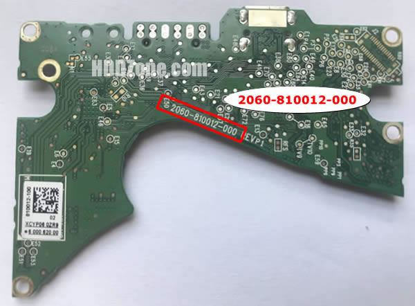2060-810012-000 WD Carte PCB Disque Dur