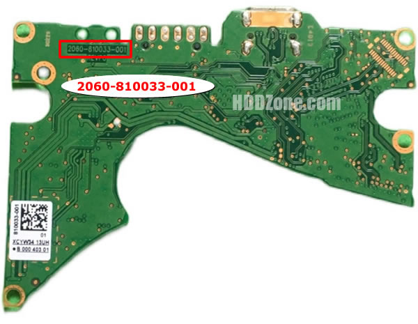 2060-810033-001 WD Carte PCB Disque Dur