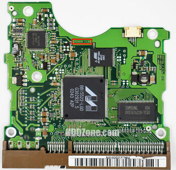BF41-00063A Samsung Carte PCB Disque Dur