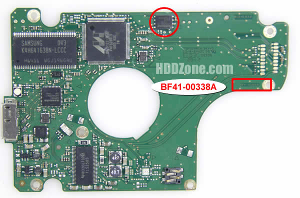 BF41-00338A Samsung Carte PCB Disque Dur