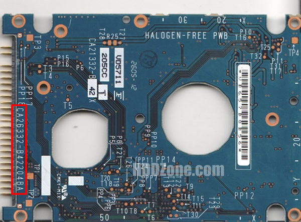 CA26332-B42204BA Fujitsu Carte PCB Disque Dur