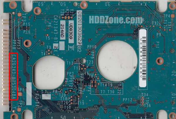 CA26343-B75304BA Fujitsu Carte PCB Disque Dur