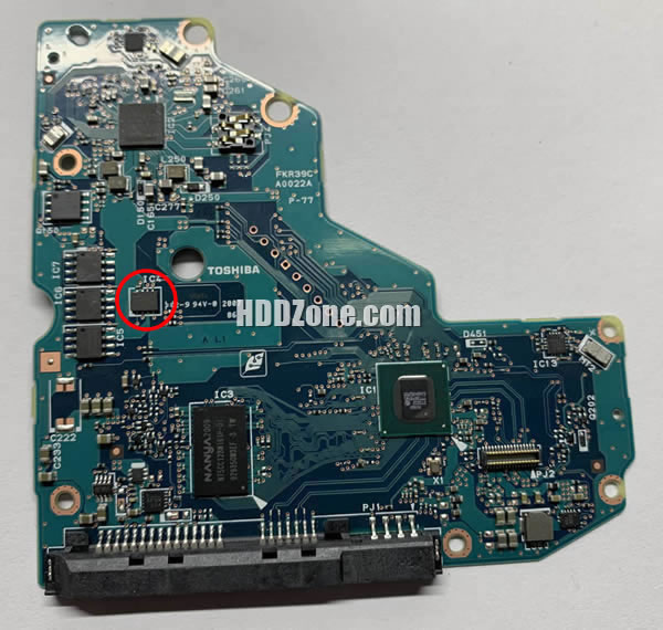 G0022A Toshiba Carte PCB Disque Dur
