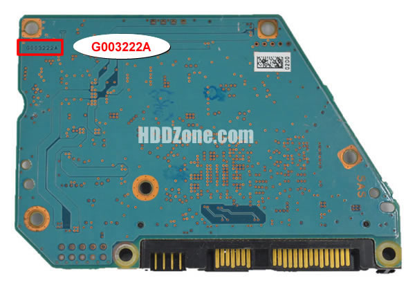 G003222A Toshiba Carte PCB Disque Dur