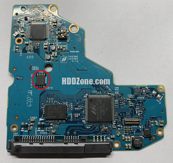 G0038A Toshiba Carte PCB Disque Dur