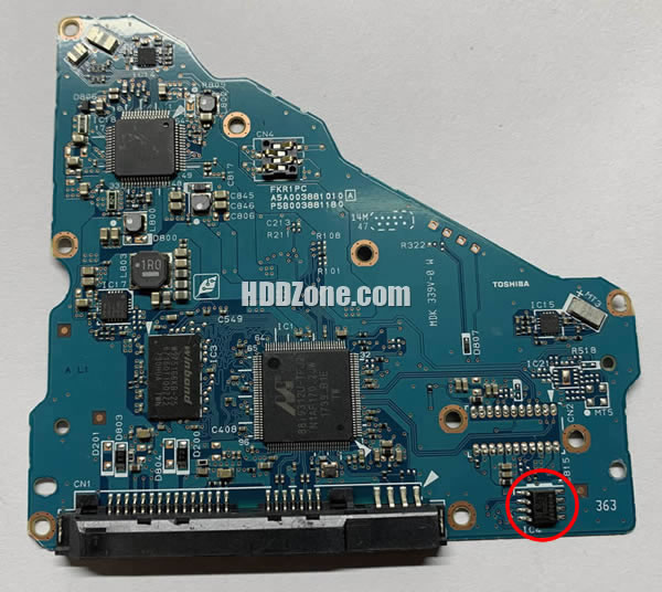 G3881A Toshiba Carte PCB Disque Dur