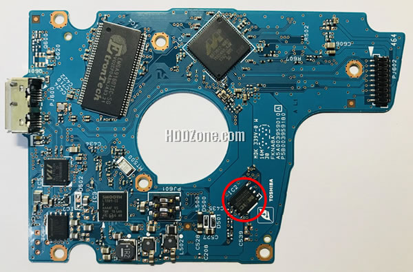 G3959A Toshiba Carte PCB Disque Dur